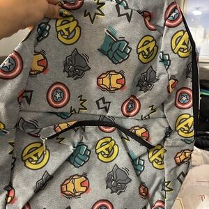 Marvel Black and White Logo Tag